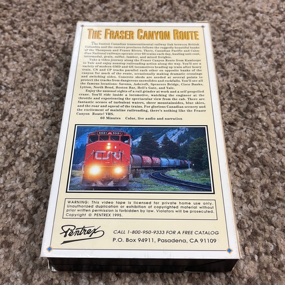 The Fraser Canyon Route vhs videotape - Picture 2 of 5